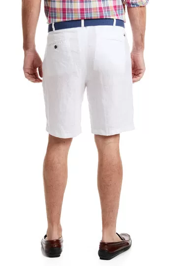 Castaway LINEN SHORT-WHITE