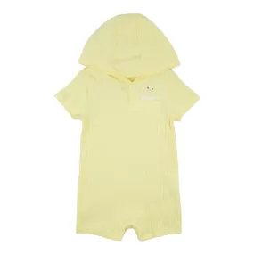 Celebrate Easter Ribbed Hooded Romper