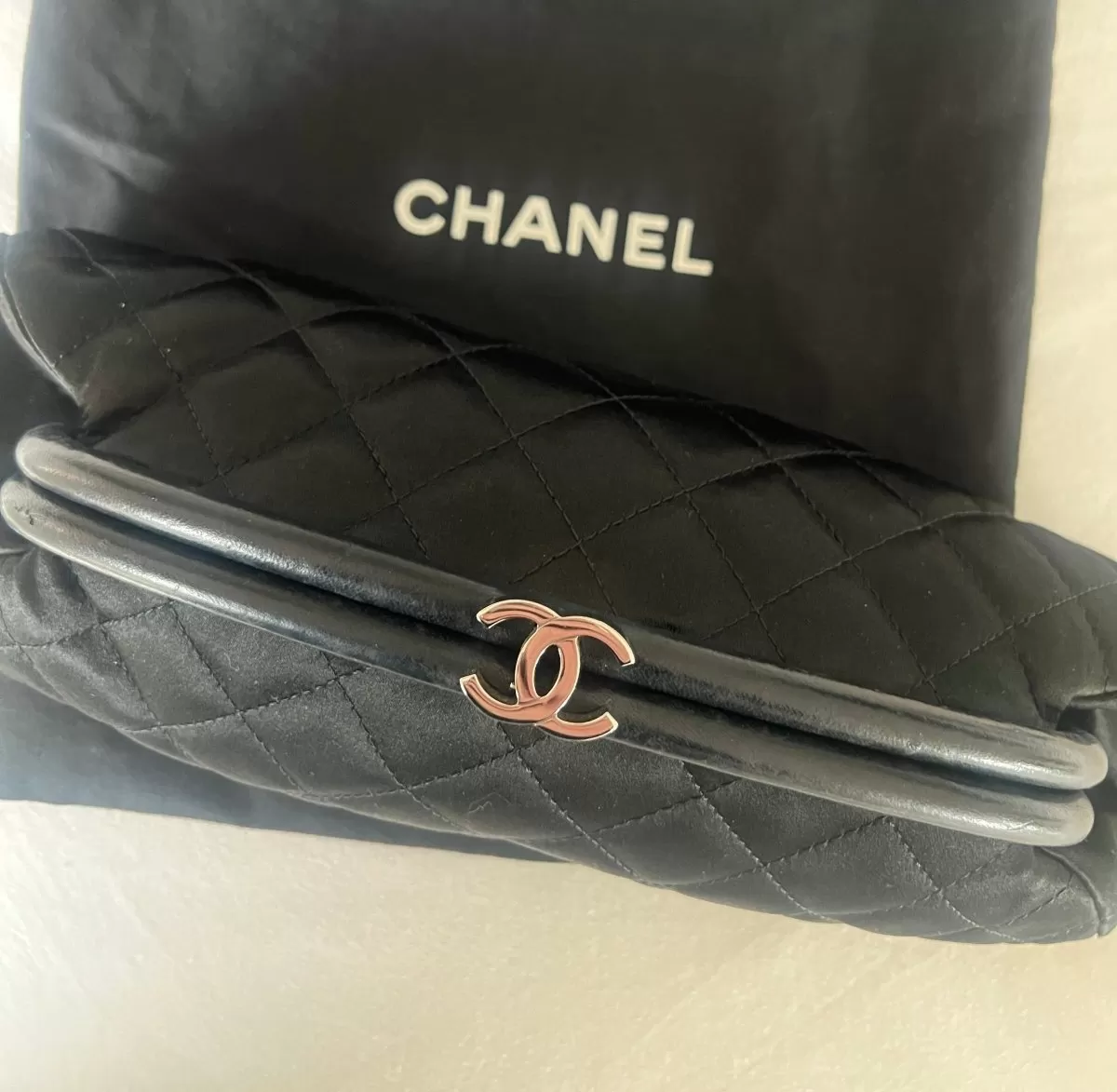 CHANEL timeless quilted Clutch