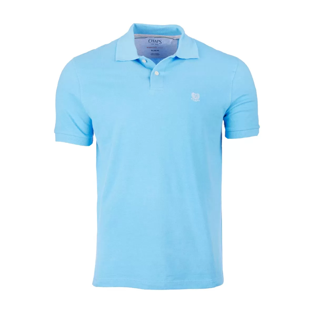 Chaps Men's Solid Short Sleeve Polo