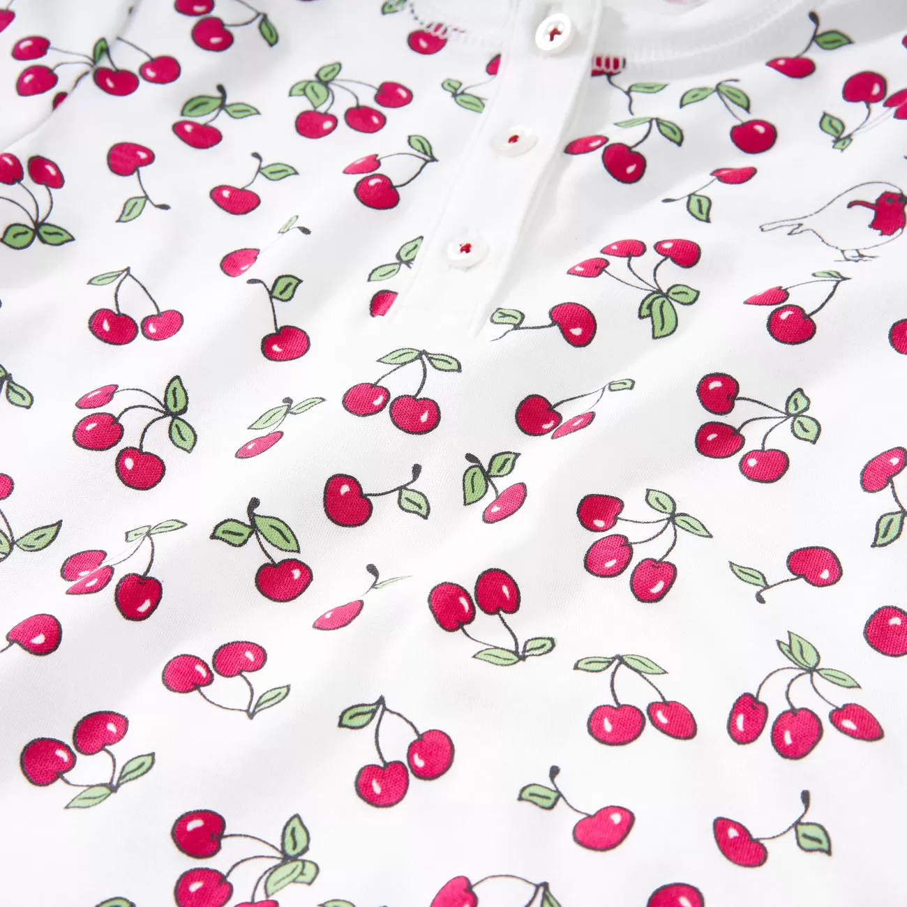 Cherries Onesie  hat Pajamas set