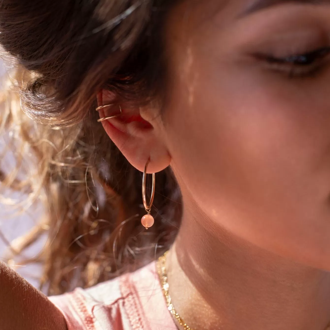 Cherry Blossom Hoops | Wholesale