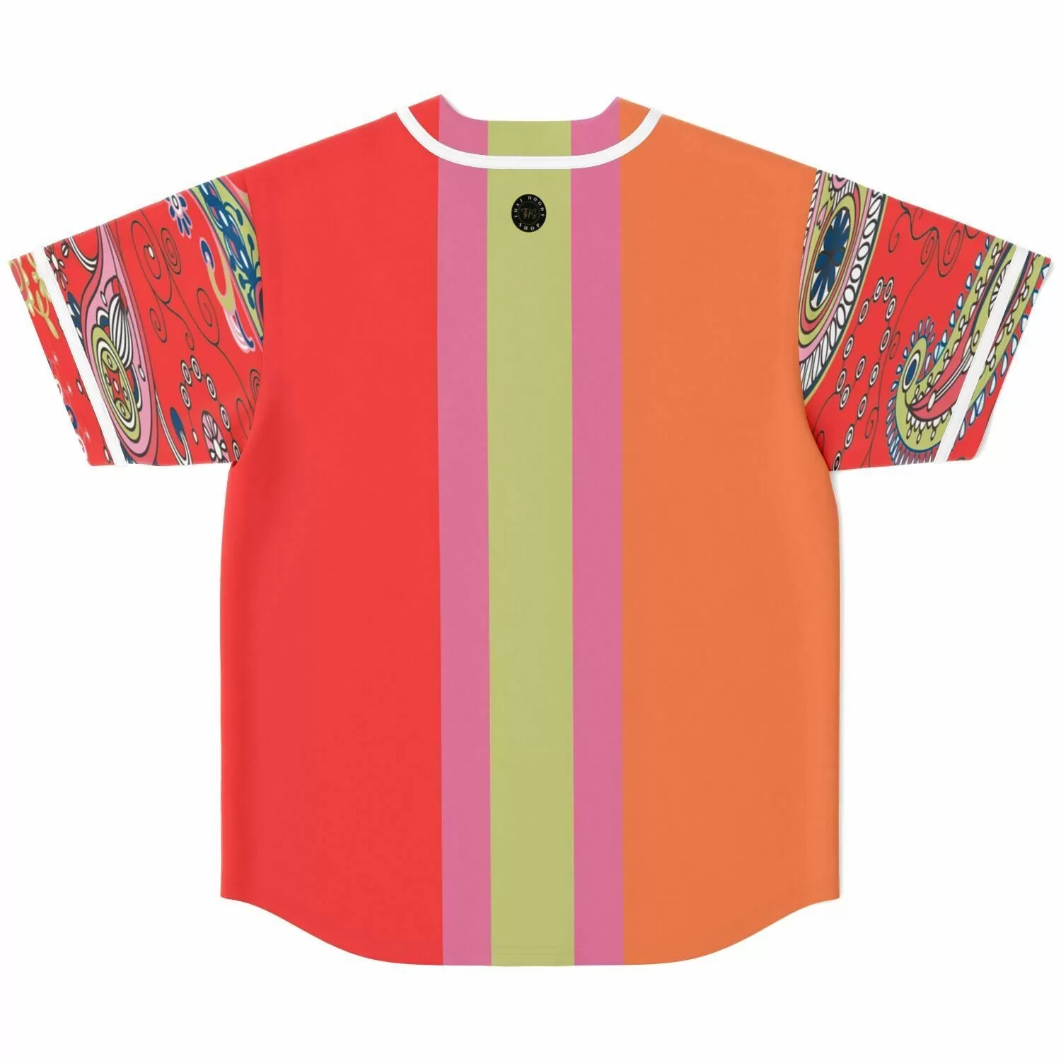 Chili Pepper Colorblock Trio Button Front Jersey