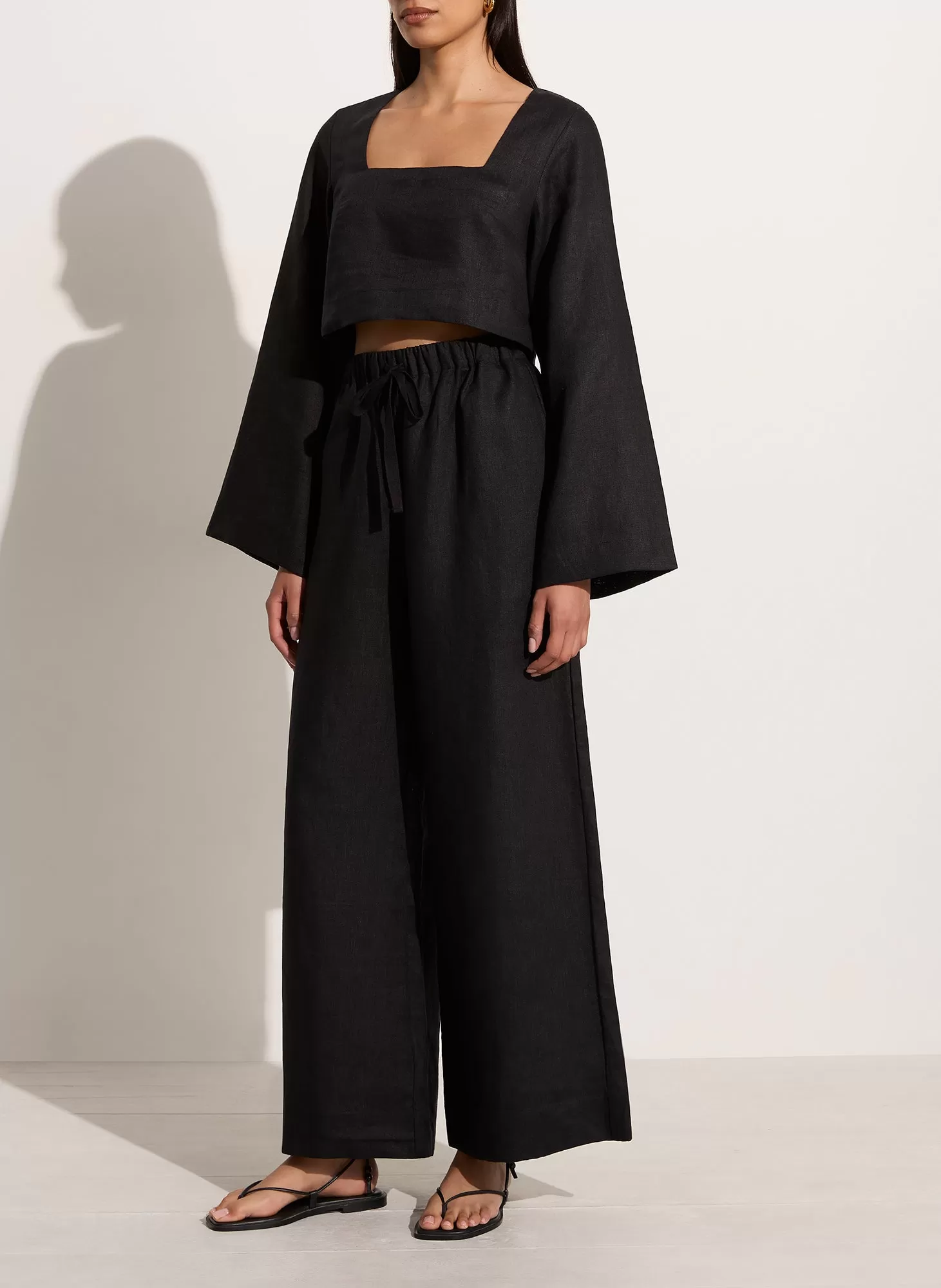 Conigli Pant in Black