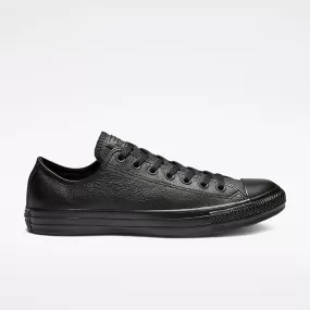 Converse - Chuck Taylor All Star Leather Black Low Top 135253