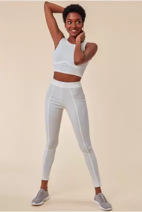 Cosmochic High Neck Crop Top With Leggings Lounge Set