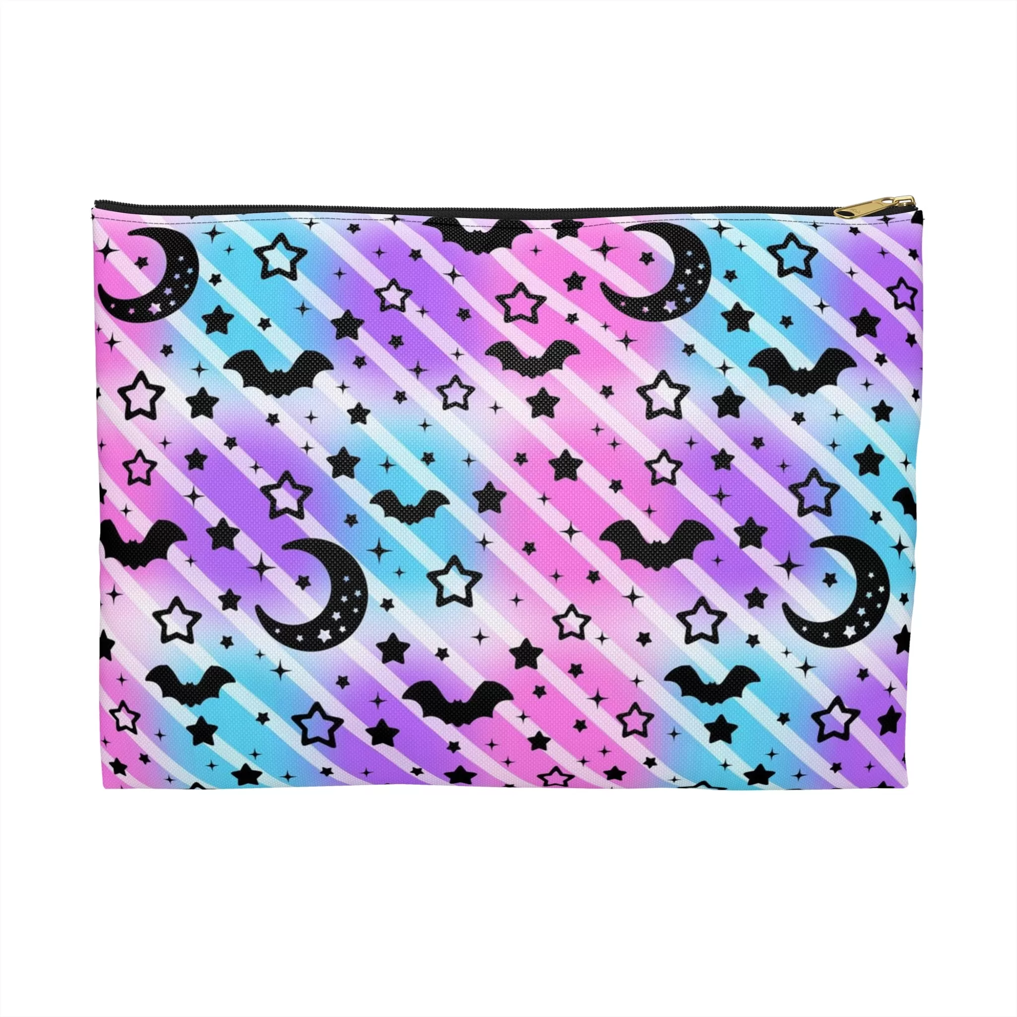 Creepy Cute Stripes Accessory Pouch