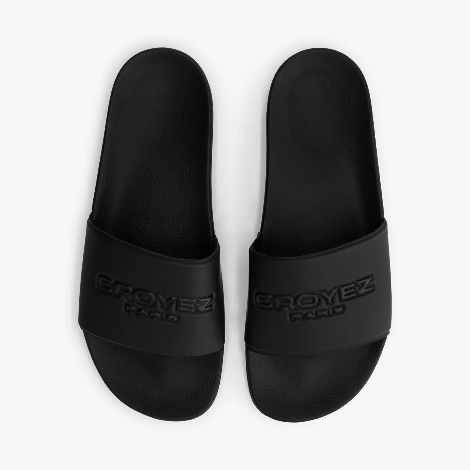 CROYEZ PARIS SLIDES - VINTAGE BLACK