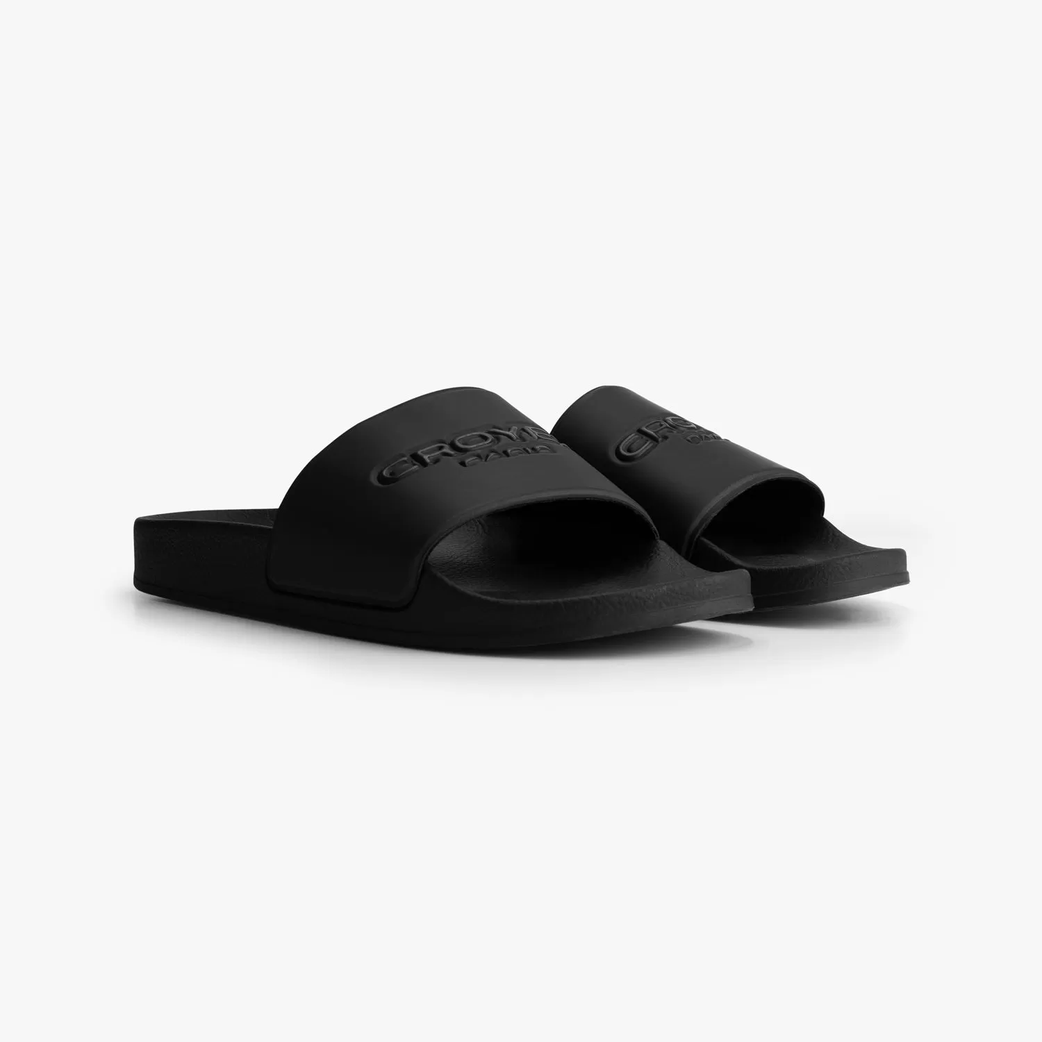 CROYEZ PARIS SLIDES - VINTAGE BLACK