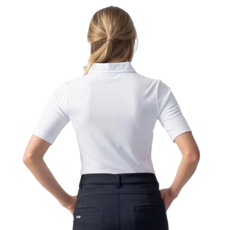 Daily Sports Half-Sleeve Polo Macy White