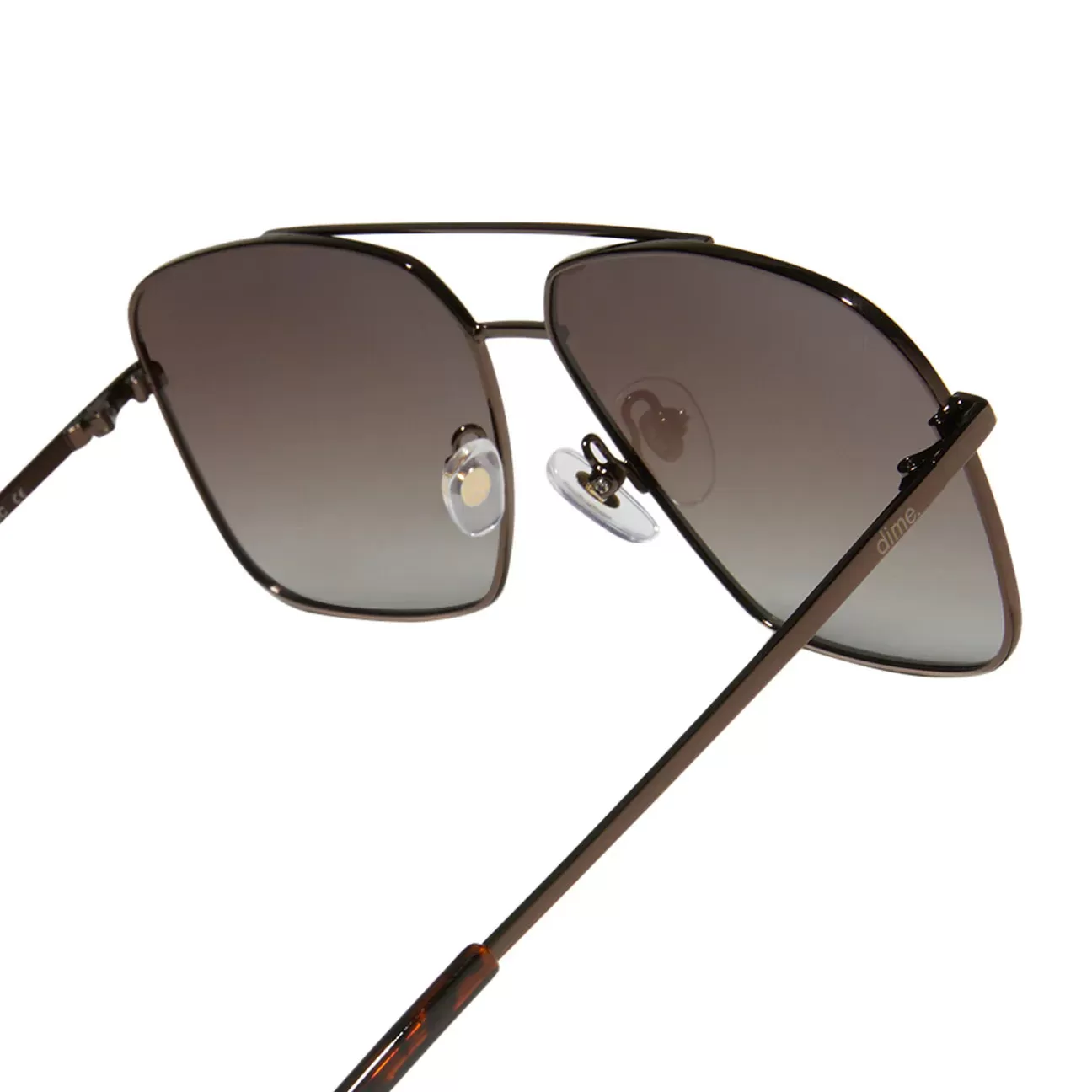 Dime Encino Chocolate Brown Gradient Polarized Sunglasses