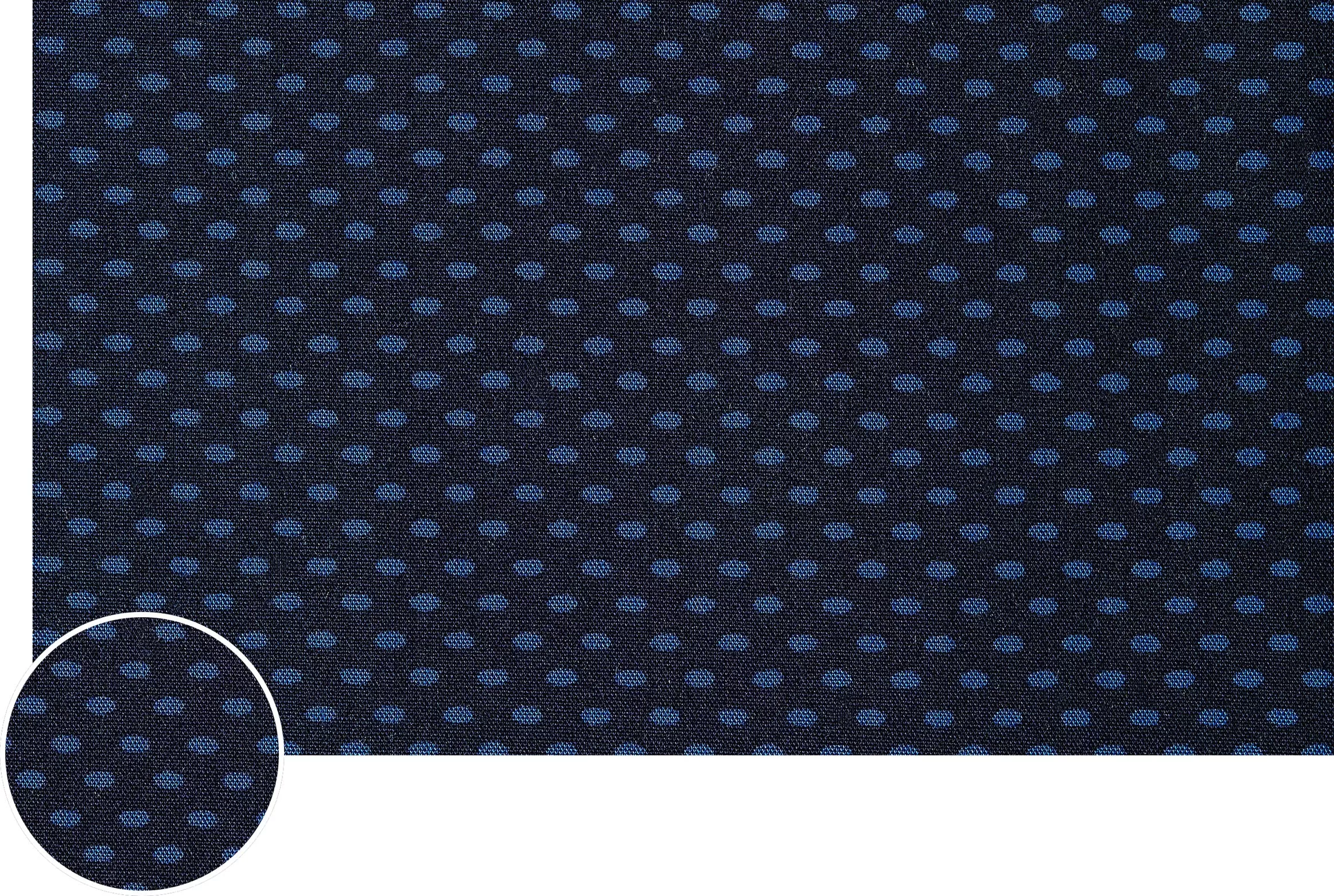 Dot Print Casual Shirt - Navy/White | Black/Blue