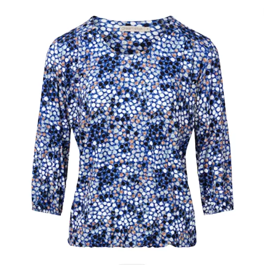 DS - Jeanny cobalt-print top