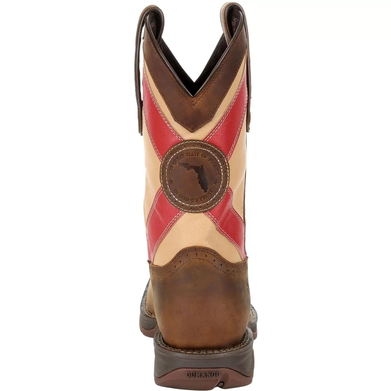 Durango Men's Rebel 11" Square Toe Western Boot - Brown - DDB0233