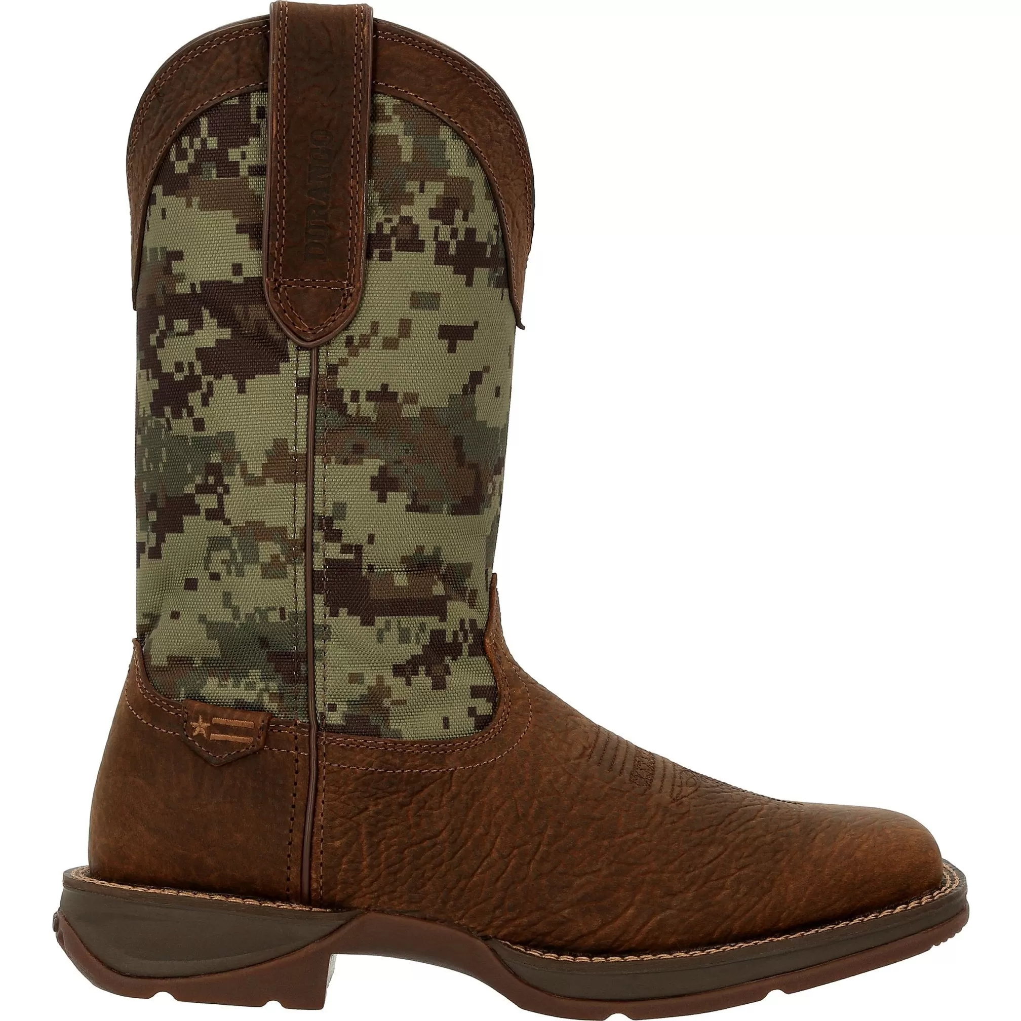 Durango Men's Rebel 12" Sqr Toe Pull-On Western Classic Boot - DDB0329