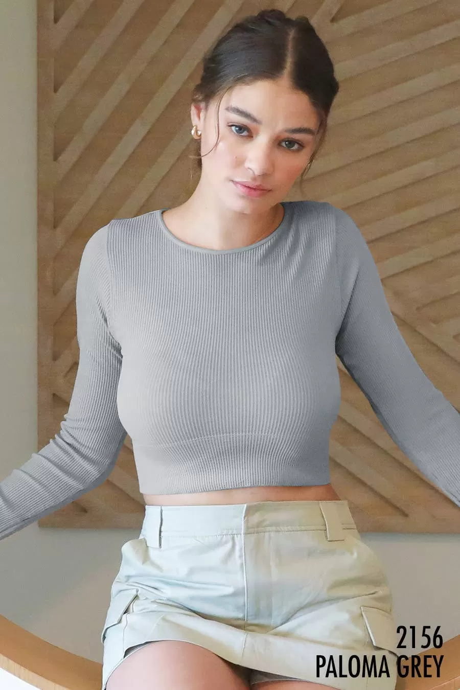 Fannie Ribbed Crop Top