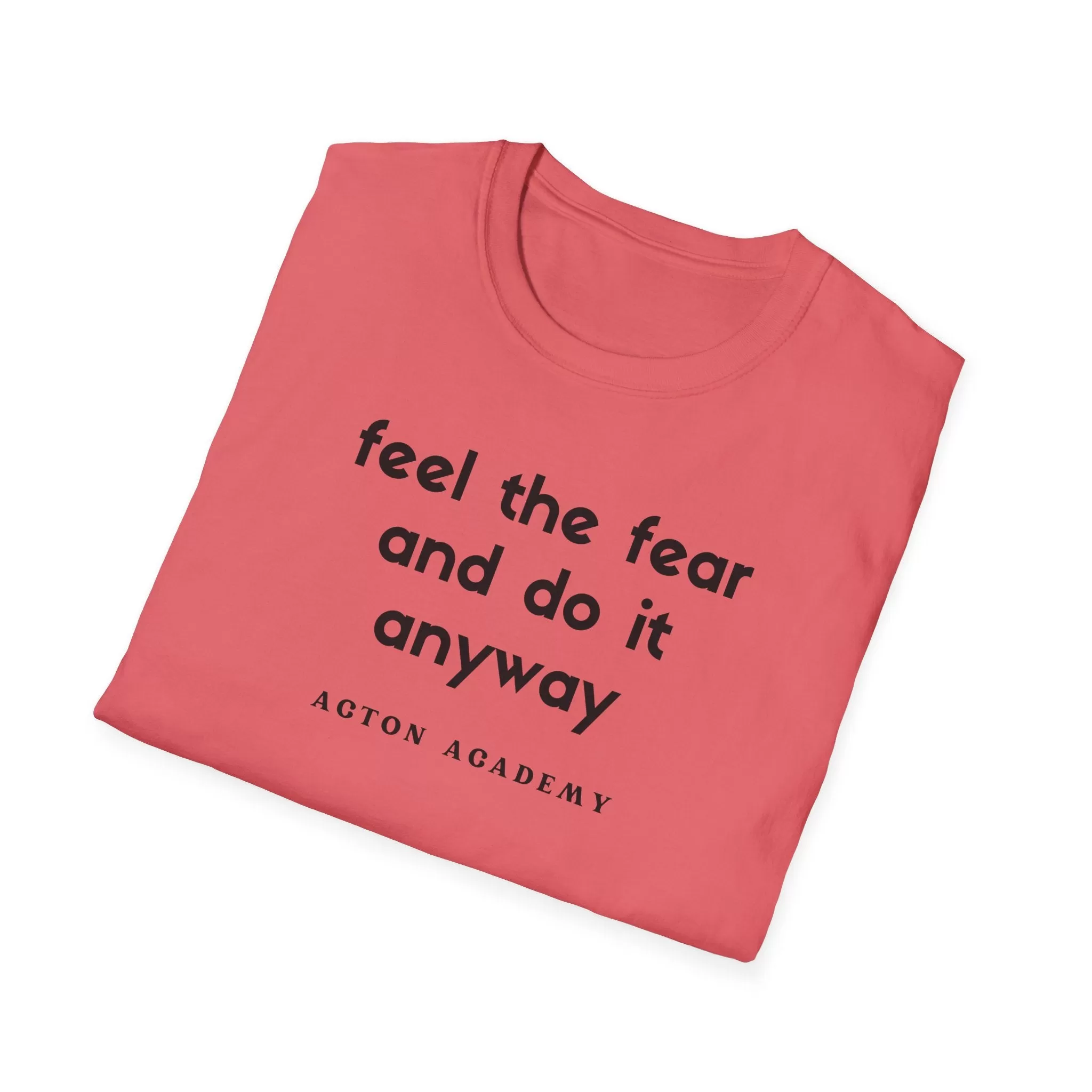 Feel The Fear ADULT Softstyle T-Shirt | Acton Academy Tshirt