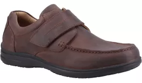 Fleet & Foster David Mens Leather Touch-Fastening Casual Shoe