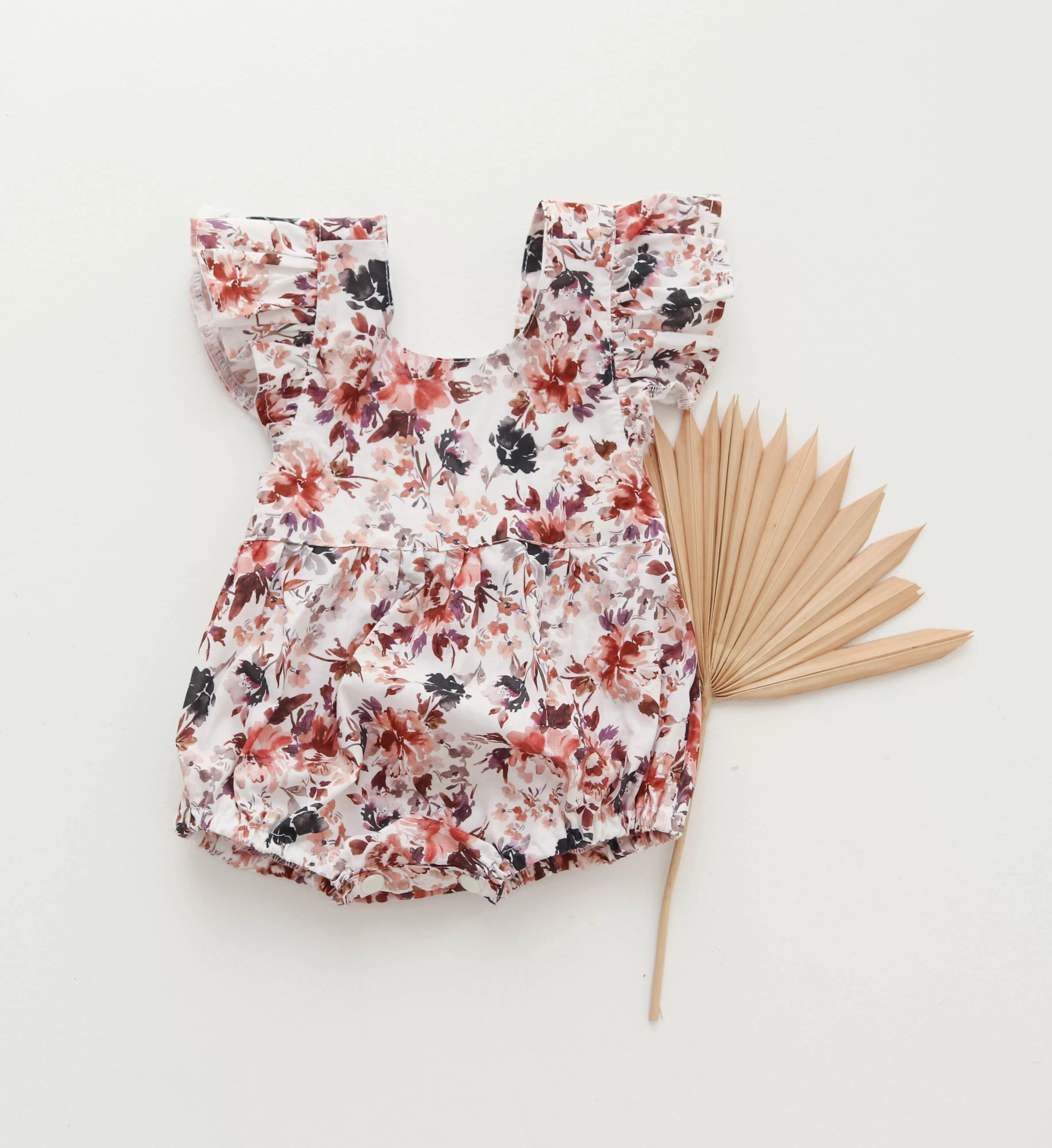 FLORAL romper 6-12 mths