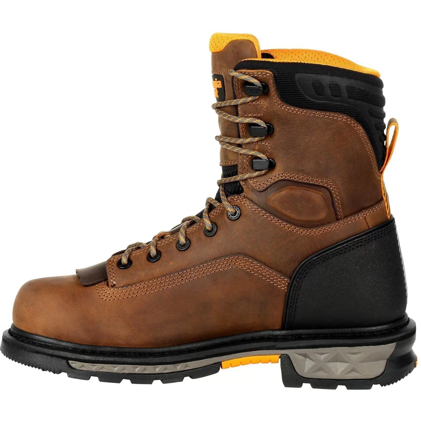 Georgia Men's LTX 8" Soft Toe WP Carbo-Tec Work Boot- Brown - GB00392