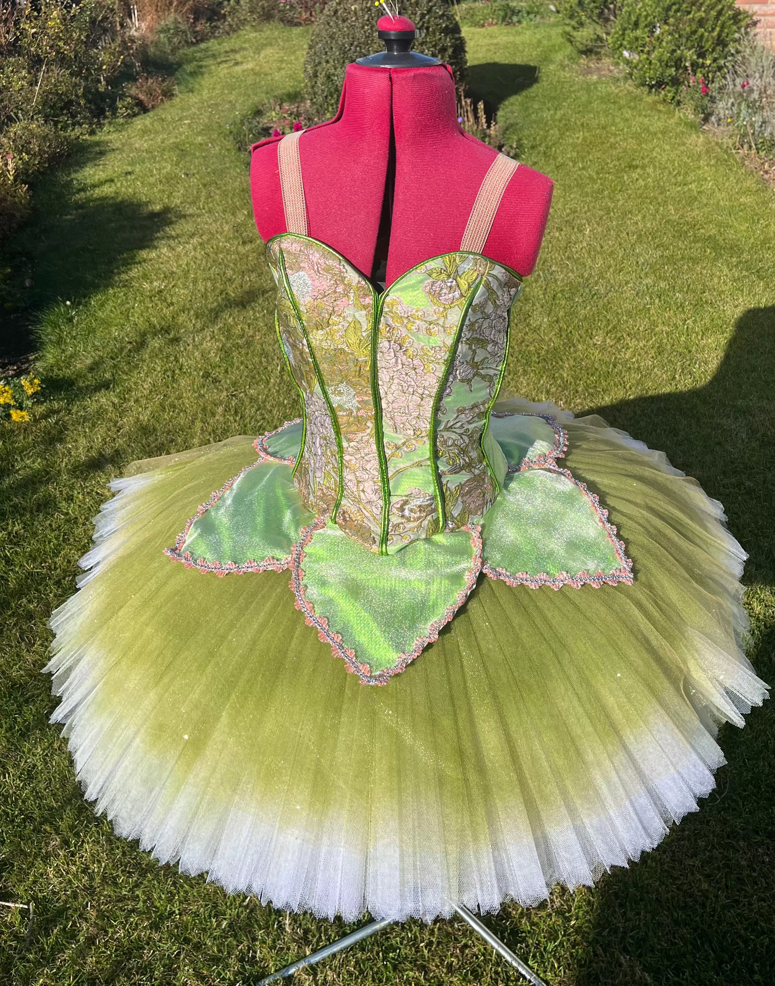 Green floral tutu, Tinkerbell, Midsummer Night's Dream - Hire Only