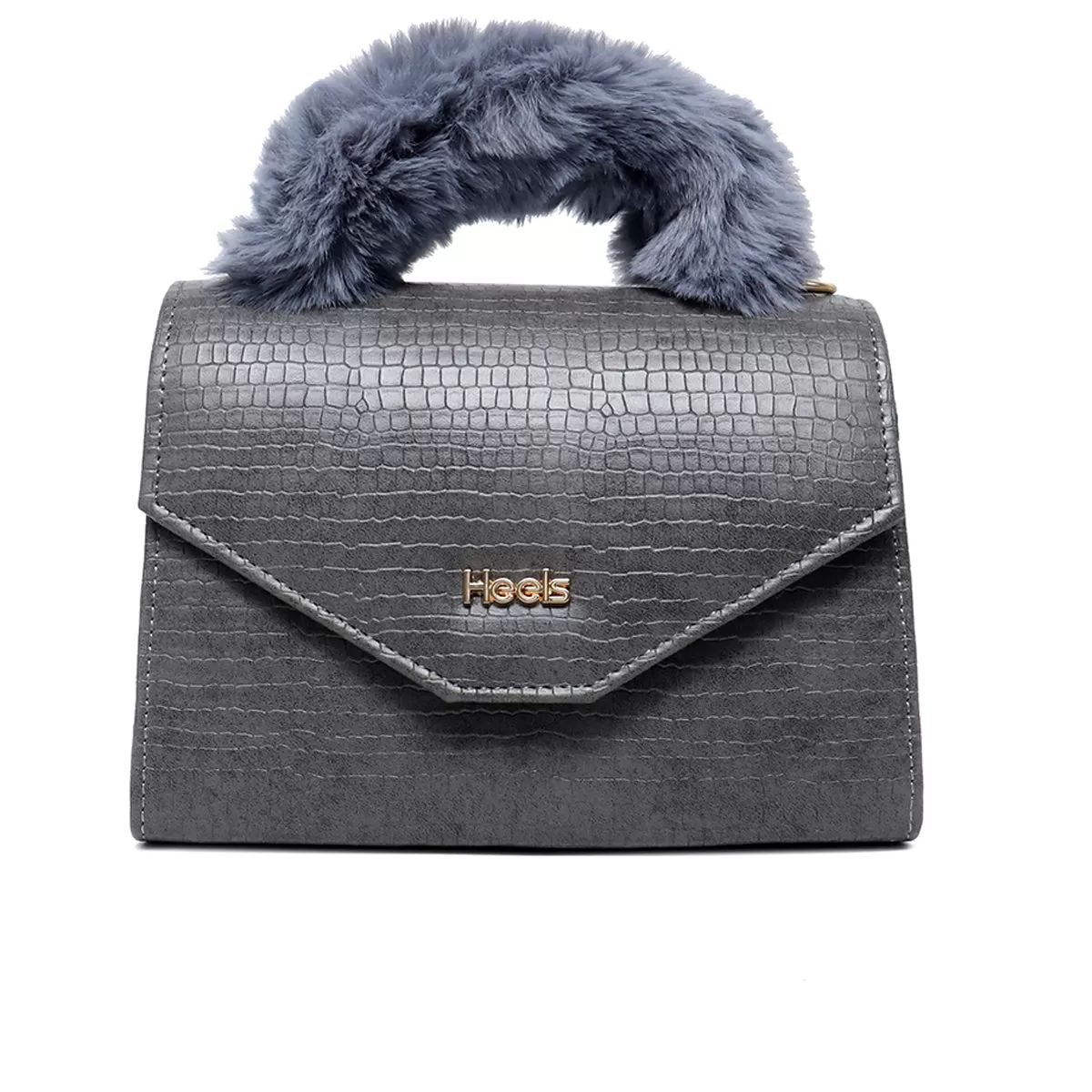 Grey Casual Clutch C00C08031