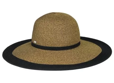 HBY WIDE BRIM HAT WITH CONTRAST STRIPE