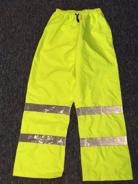 Hi Vis Waterproof Trousers, Ilasco 2003, double strip reflective tape (Used – Grade A)