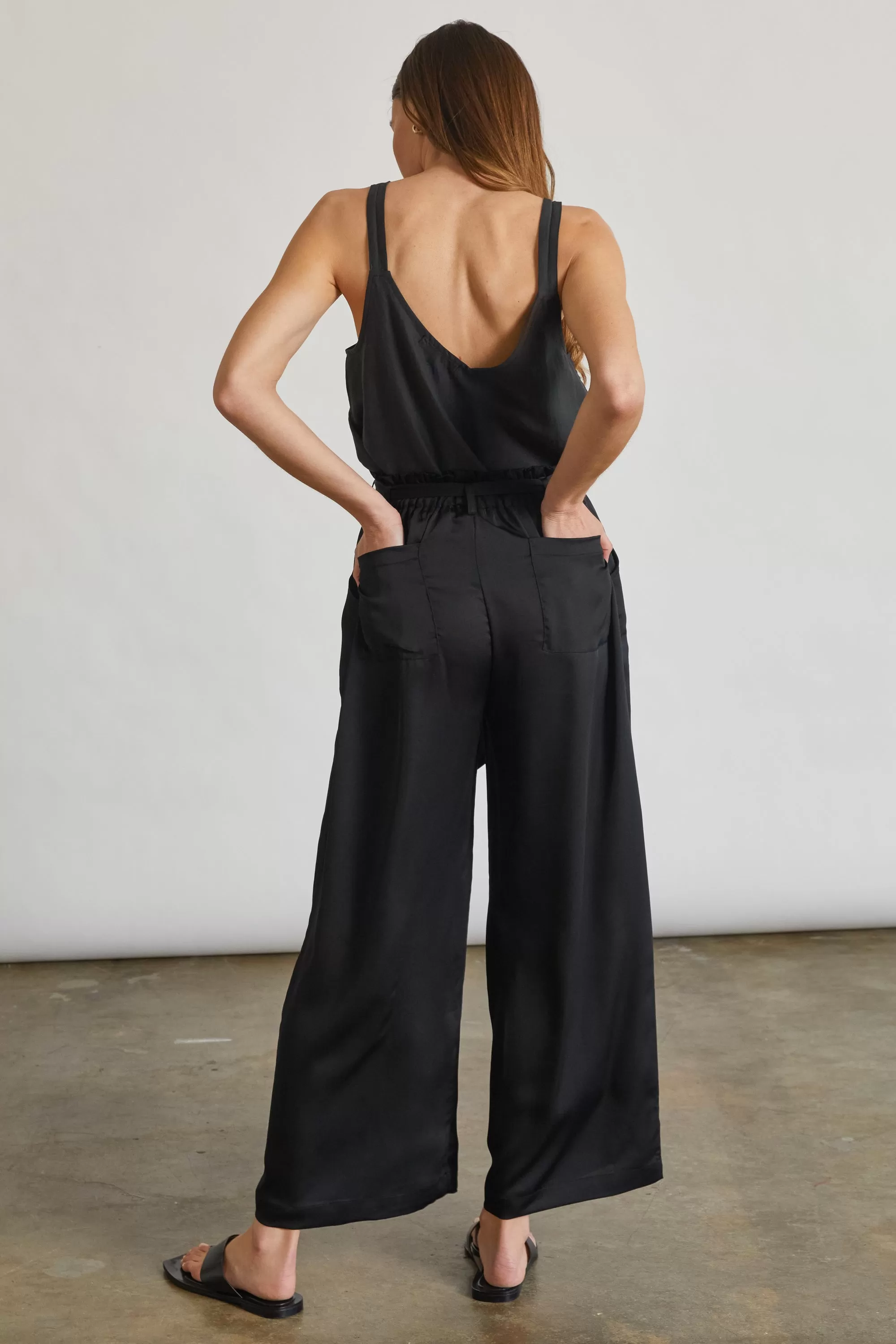 High Waisted Wide Leg Pant