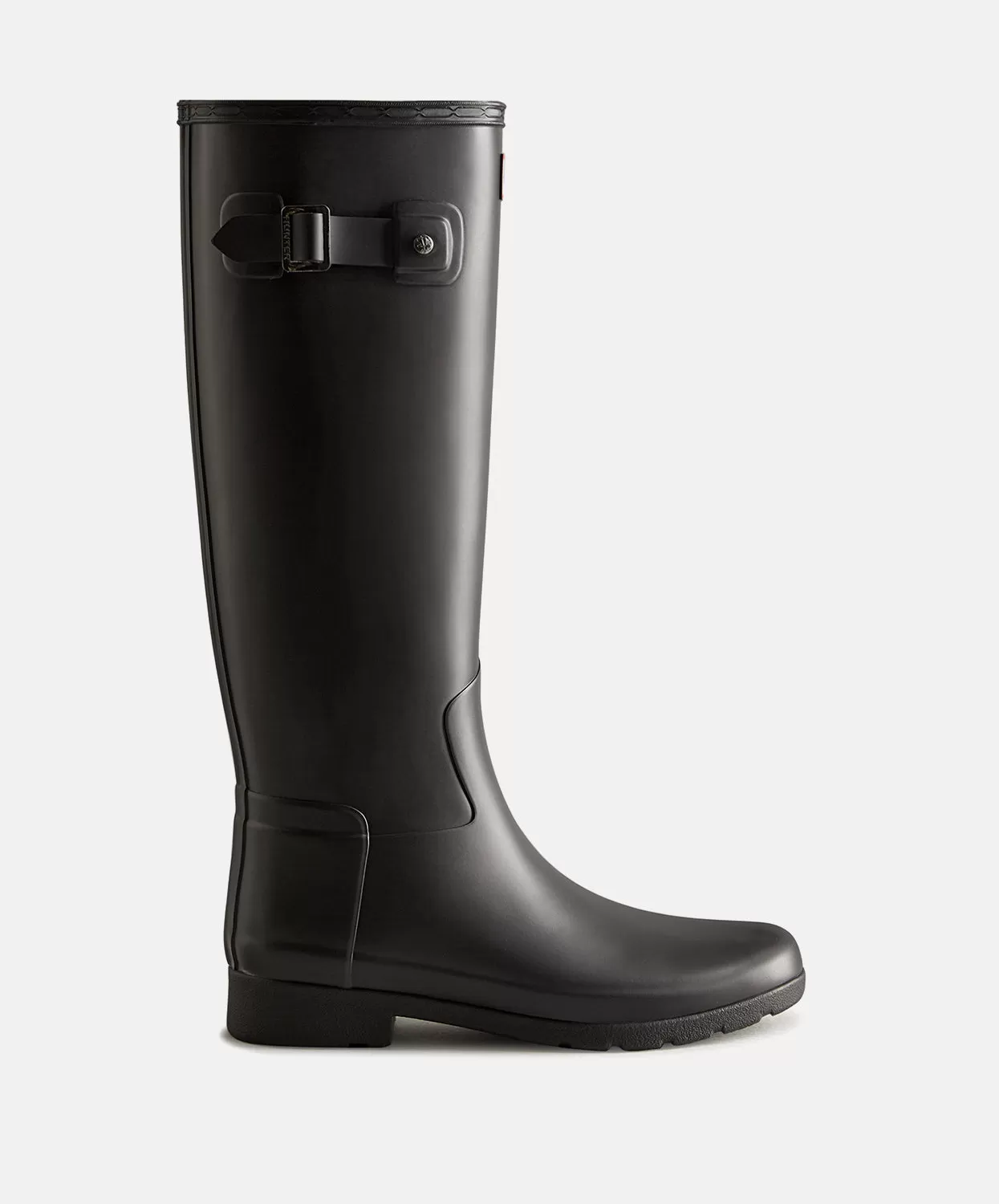 Hunter Womens Refined Tall Black Boots