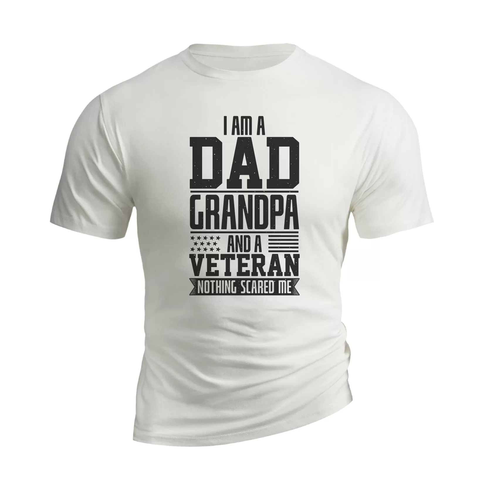 I AM A DAD AND A VETERAN GRAPHIC TEE