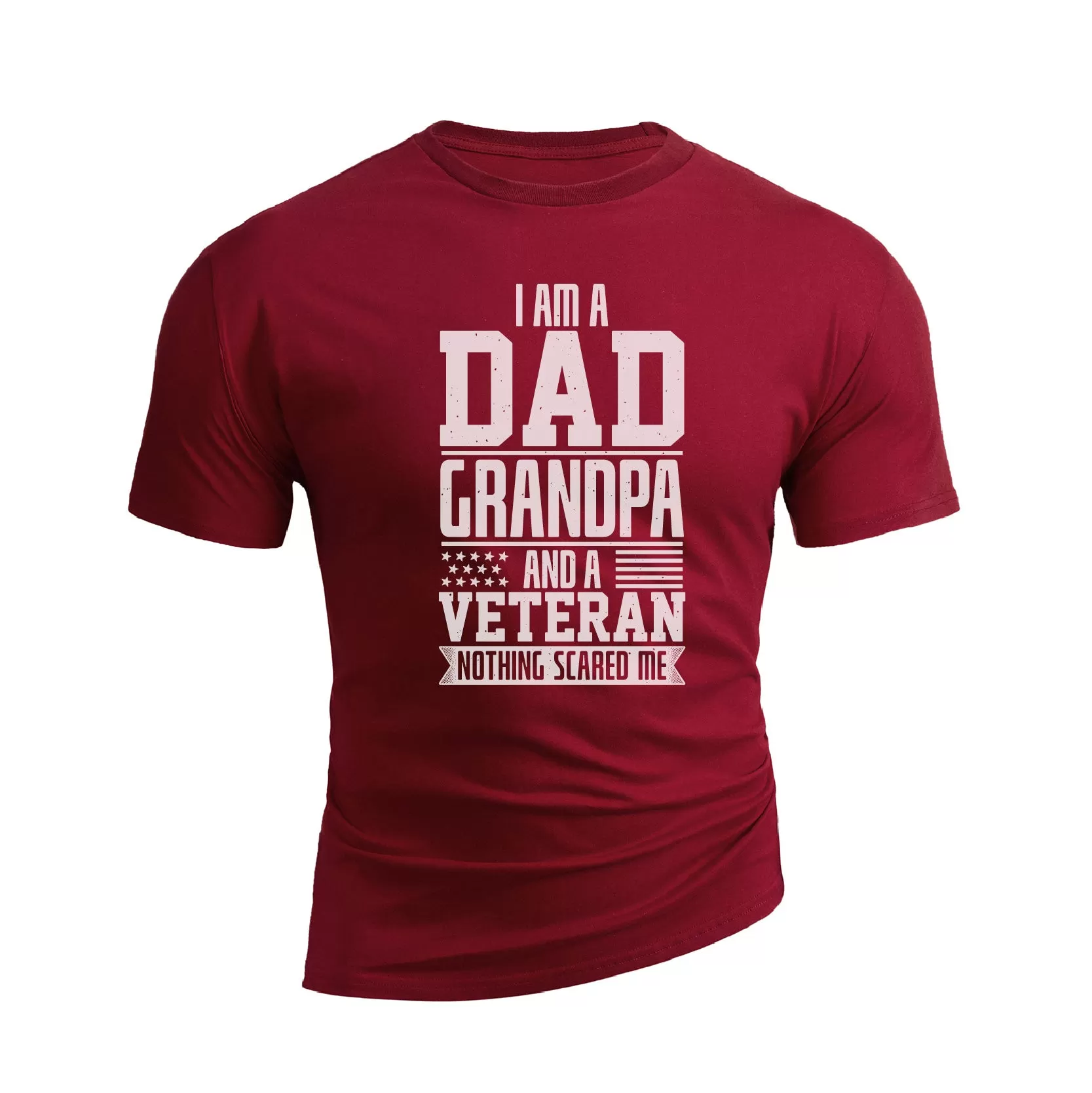 I AM A DAD AND A VETERAN GRAPHIC TEE