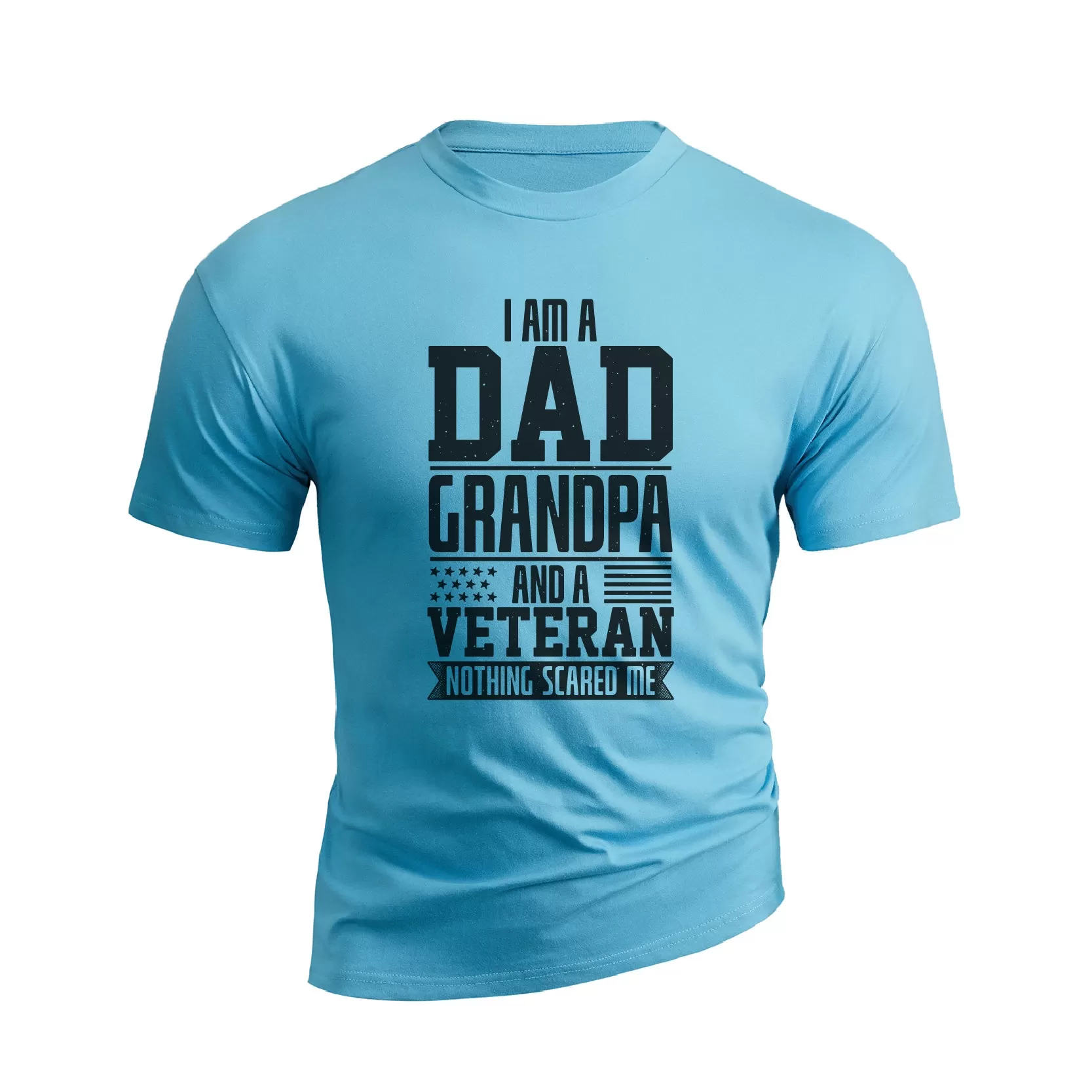 I AM A DAD AND A VETERAN GRAPHIC TEE