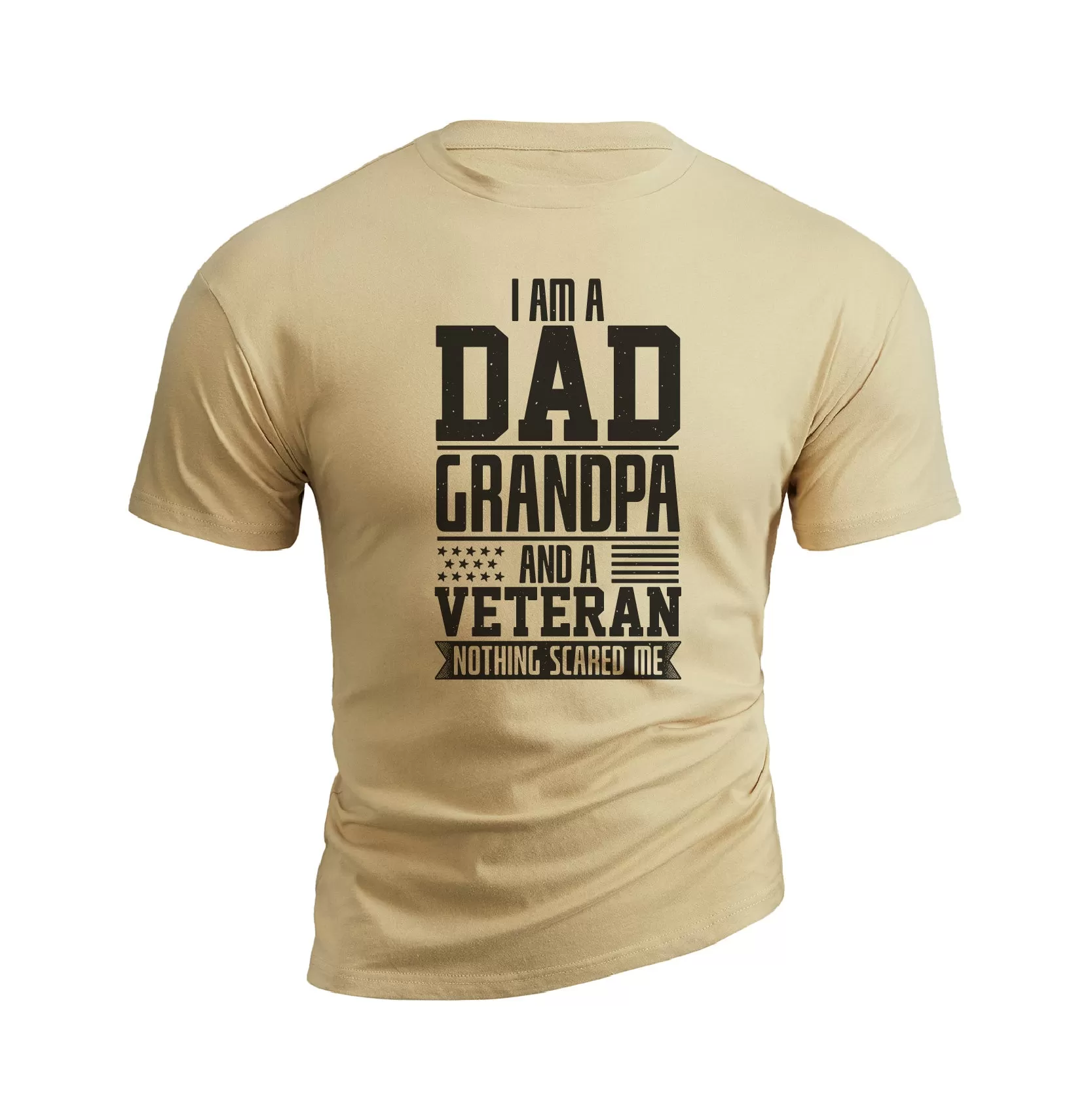 I AM A DAD AND A VETERAN GRAPHIC TEE