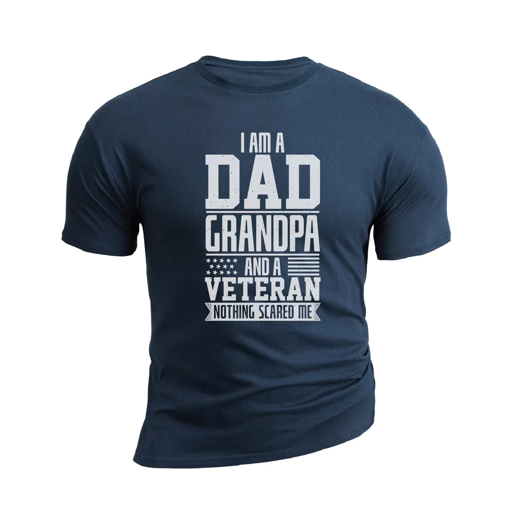 I AM A DAD AND A VETERAN GRAPHIC TEE