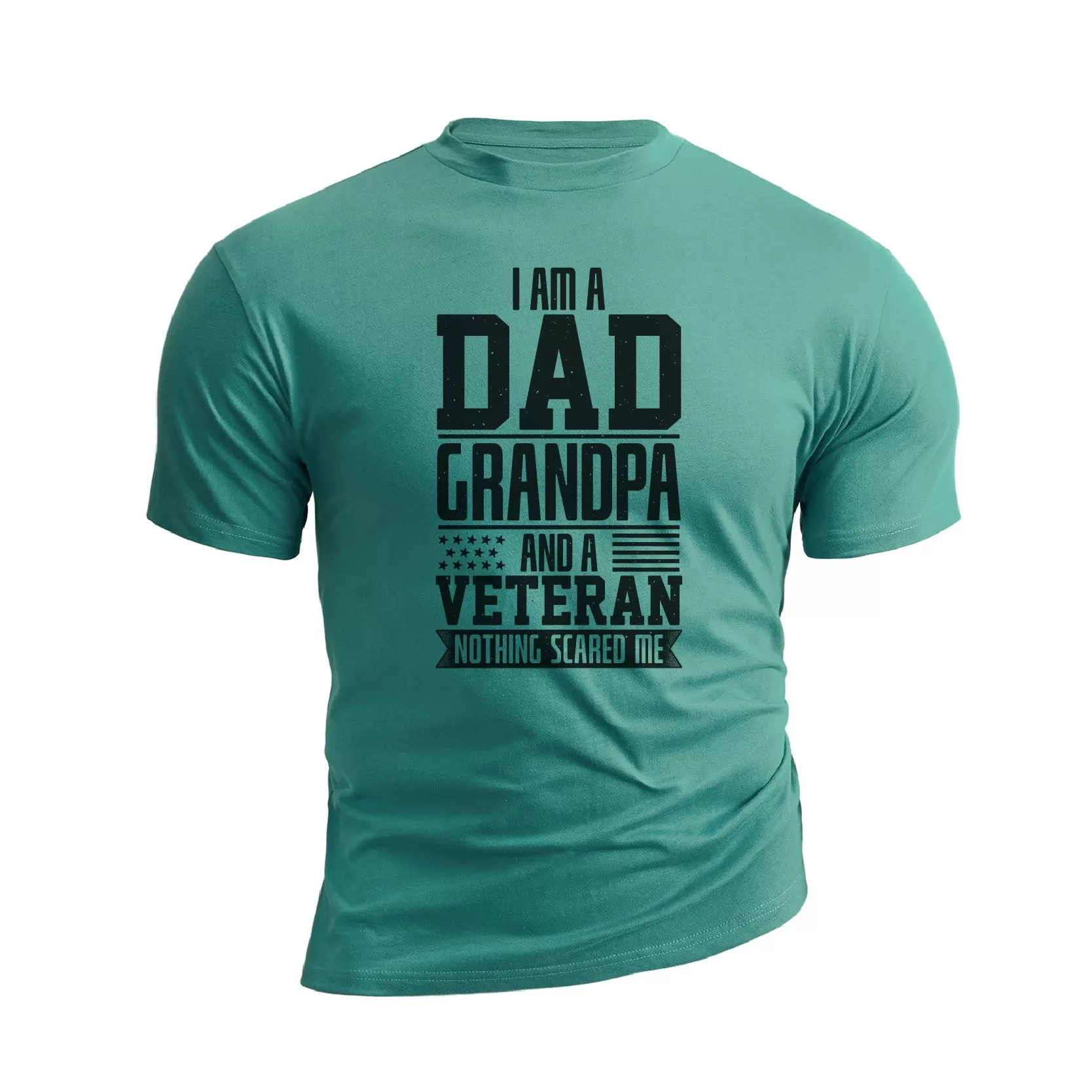 I AM A DAD AND A VETERAN GRAPHIC TEE