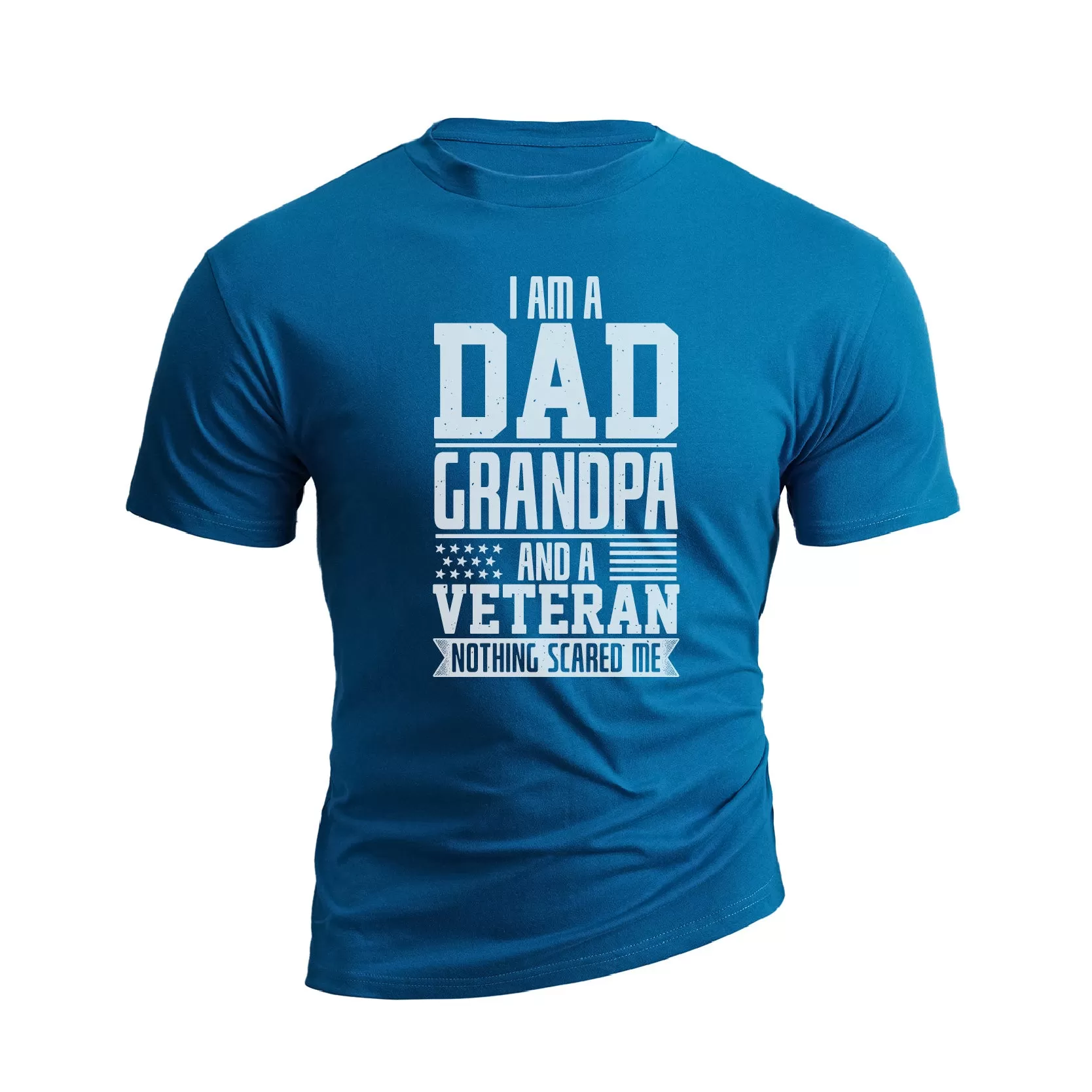 I AM A DAD AND A VETERAN GRAPHIC TEE