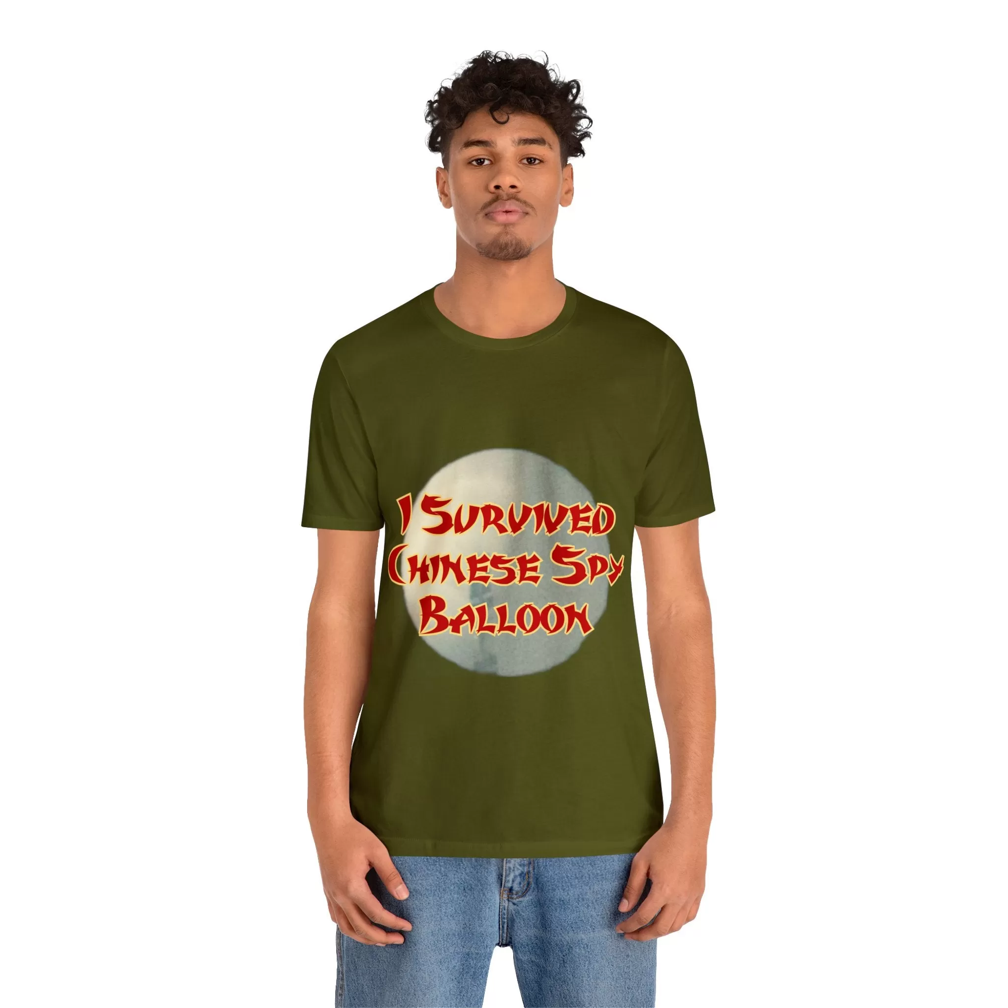 I Survived Chinese Spy Balloon Unisex Jersey Short Sleeve Tee