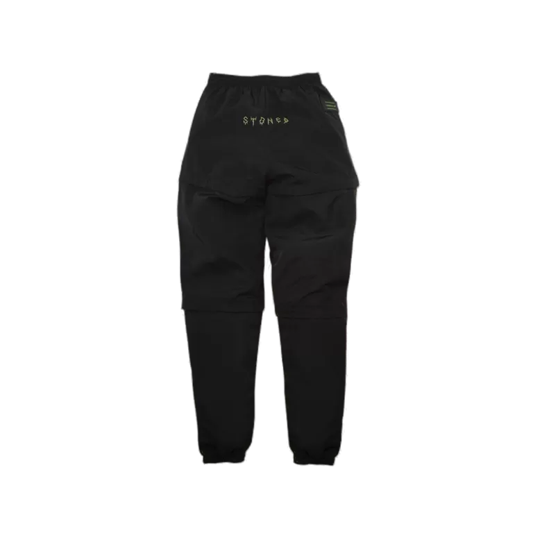 INCANDESCENCE STREAK TRACK PANTS BLACK