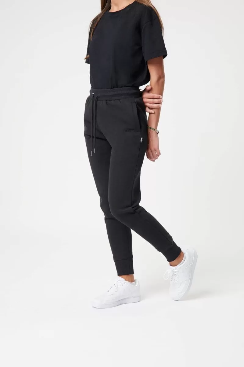 INSPORT WOMEN'S CHLOE SLIM FIT BLACK TRACKPANTS