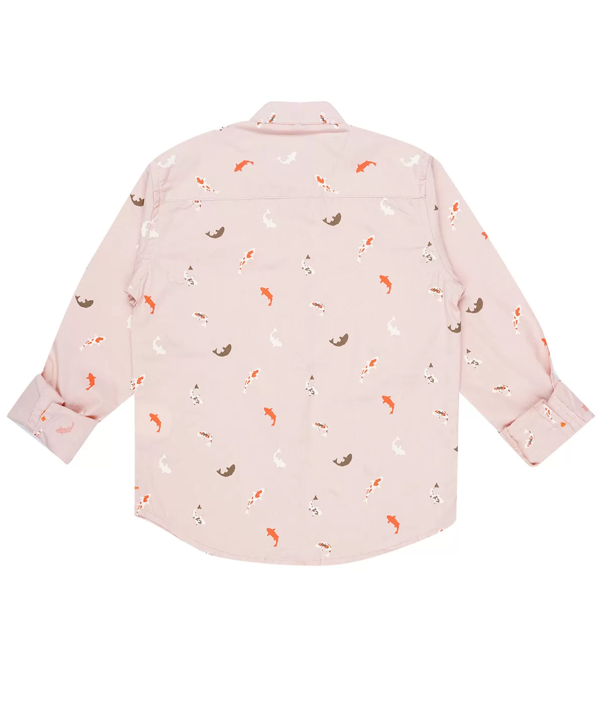 JDC Boy's Pink Printed Shirt