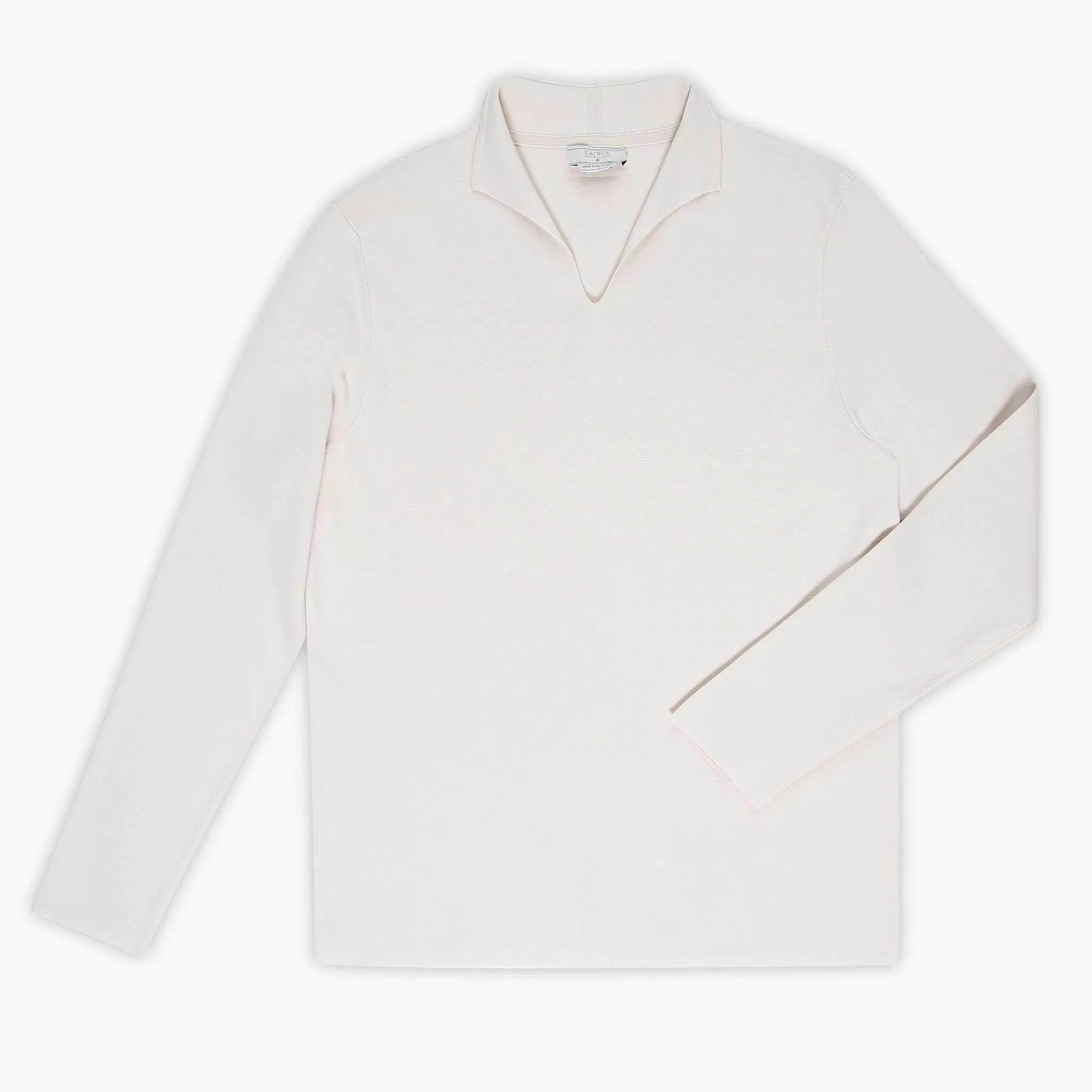 Joel long sleeved jumper with buttonless opening