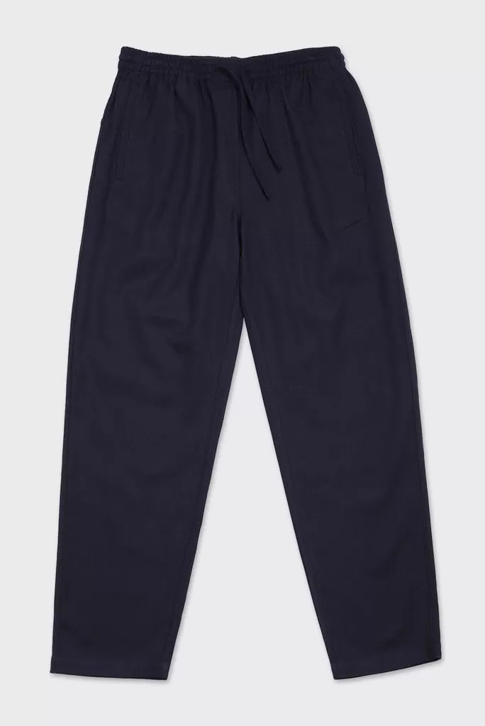 KARDO ROY TROUSER, NAVY HERRINGBONE