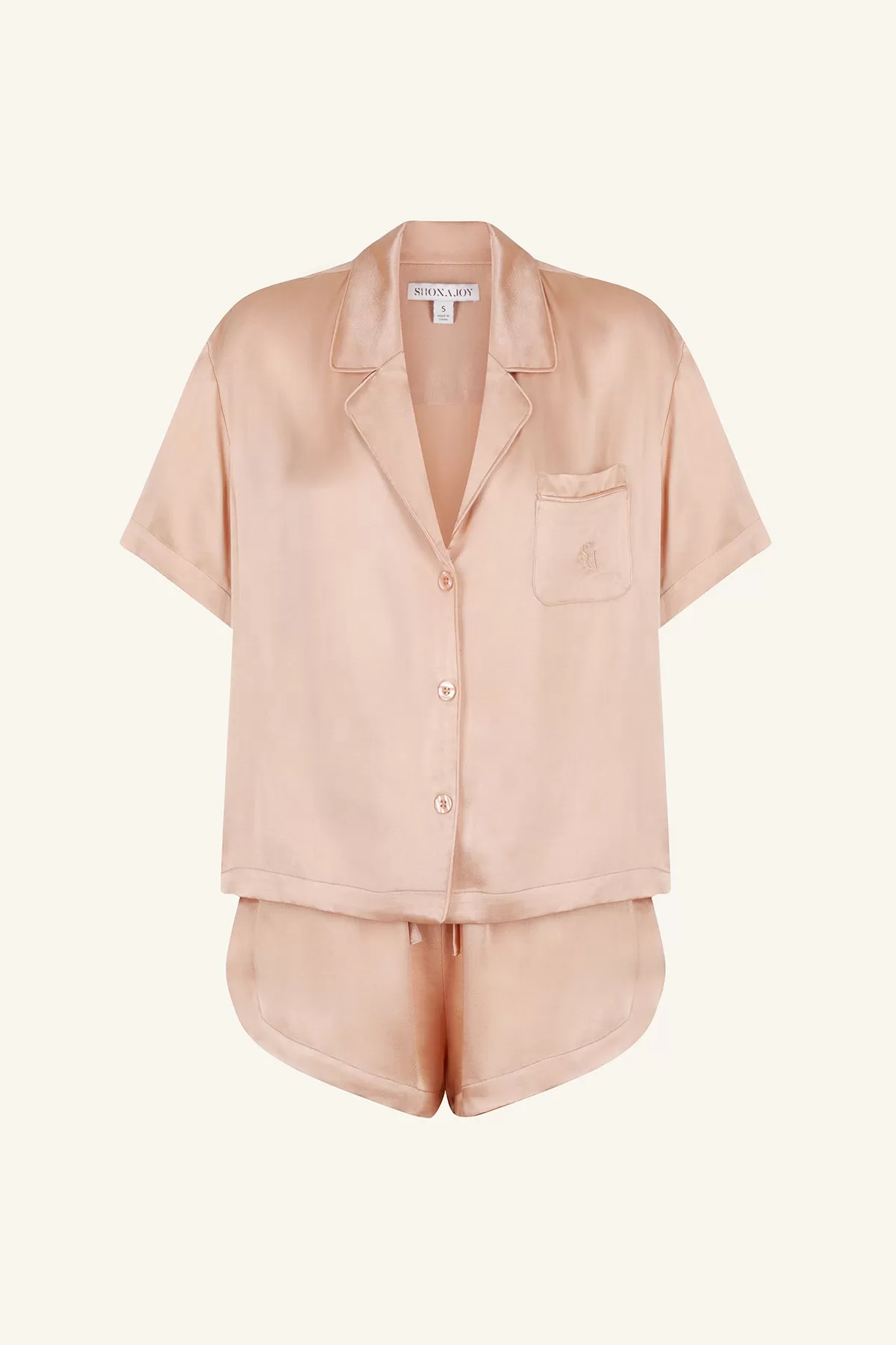 LA LUNE LOUNGE SHIRT SET - DESERT ROSE