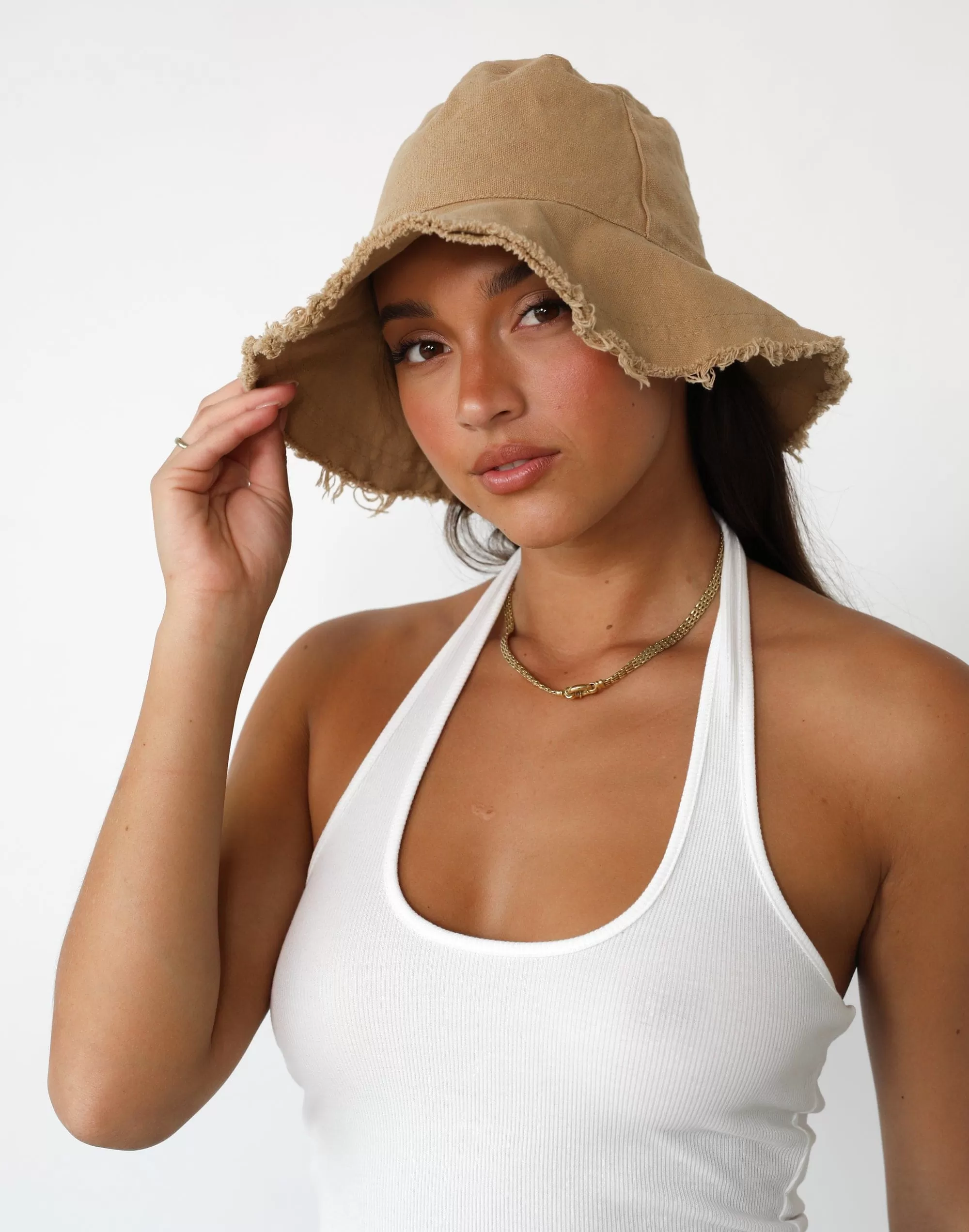 Leilani Bucket Hat (Caramel)