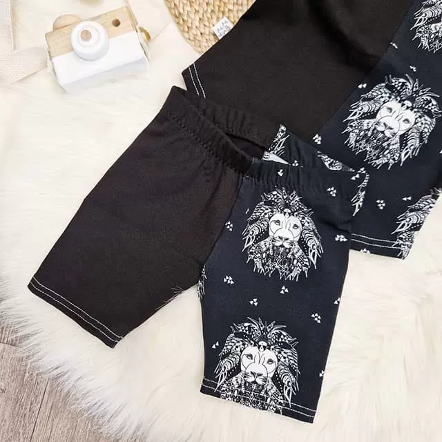 Lion Noir Split Shorts & T-shirt Set SUMMER STOCK DROP