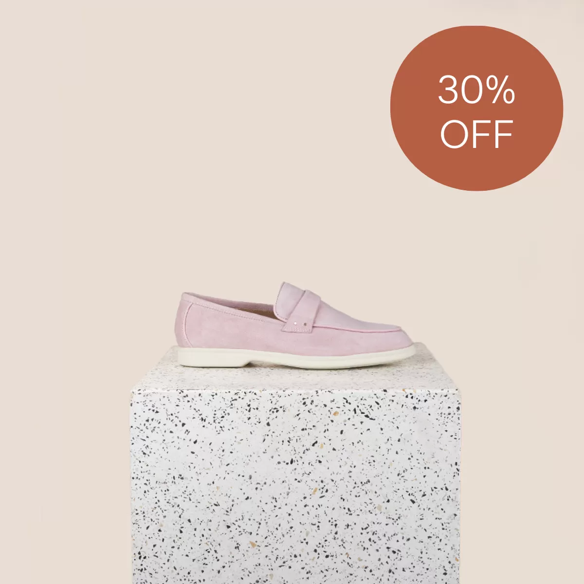 Lisa Strap Sneaker Loafer - Peony Suede SAMPLE SALE - FINAL SALE