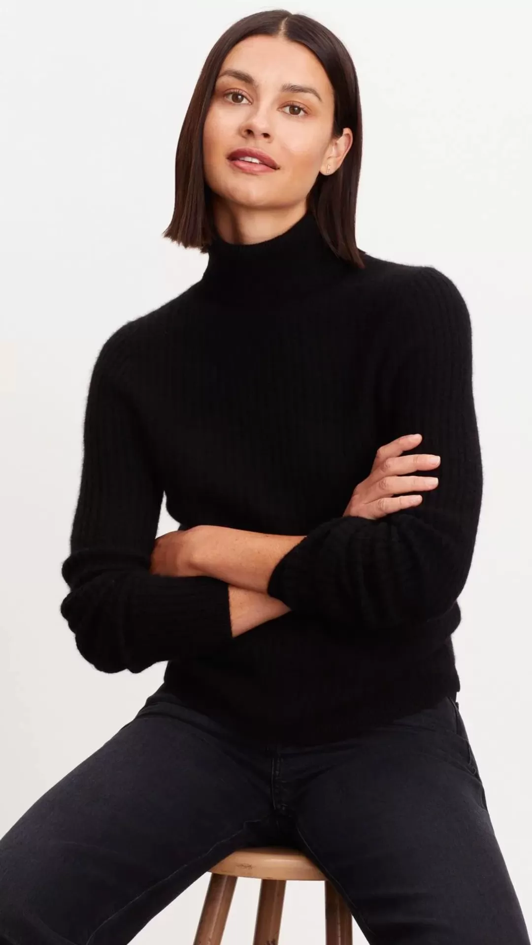 LORI SWEATER - BLACK - FINAL SALE