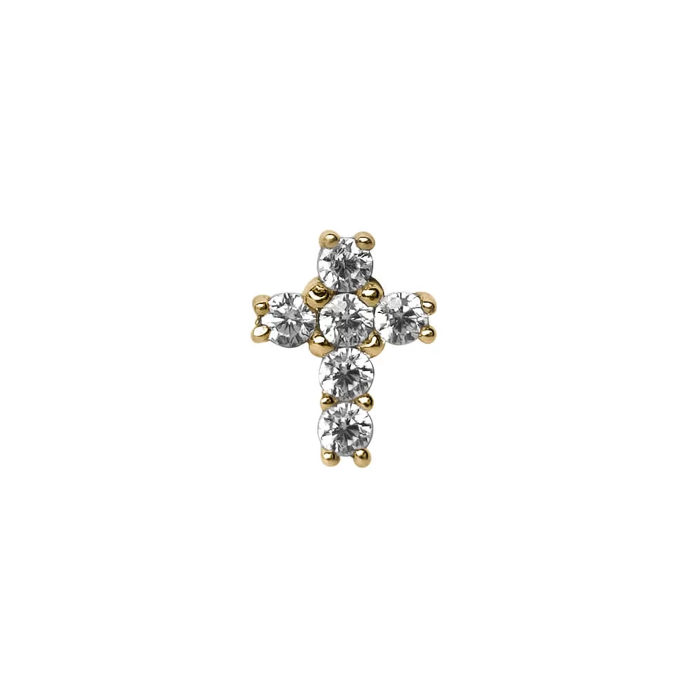 Lucia Threadless End (14K Gold)