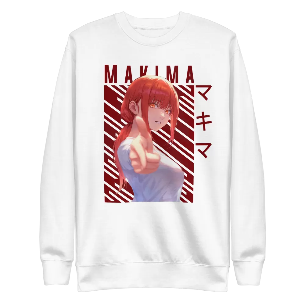 Makima Crewneck Sweatshirt Chainsaw Man